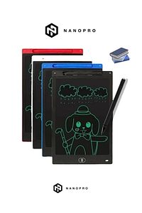 Tablet Lcd 8.5 Inç Dijital Kalemli Çizim Yazı Grafik Not Yazma Eğitim Tableti Karışık Renk ürün fotoğrafı