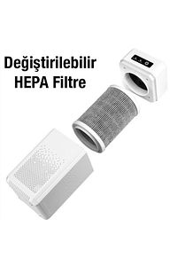 Ev Ofis için Ultrasonik Hava Temizleyici Kötü Koku Giderme Cihazı Usb İle Çalışır ürün fotoğrafı