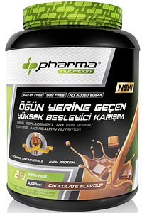 Çikolata Aromalı Yüksek Proteinli Öğün Tozu Öğün Yerine Geçen Besleyici Shake 20 Servis 1000 Gr ürün fotoğrafı