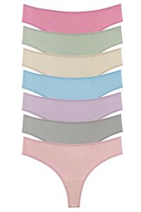 Kadın Fitilli Brazilian Tanga 7'li Paket Set ürün fotoğrafı