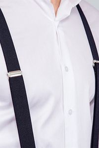 Erkek Düz Ince Lacivert Pantolon Askısı ürün fotoğrafı