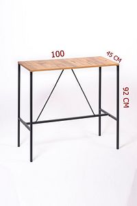 Retohome Good 100/45 Bar Masası /yemek Masası Takımı 1651 ürün fotoğrafı