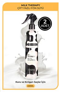 Milk Therapy Saç Bakım Fön Suyu 400 ml 2 Adet ürün fotoğrafı