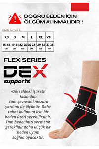 Ortopedik Ayak Bilek Desteği , Bilek Koruyucu , Elastik Spor Ayak Bilekliği Unisex 1 Adet ürün fotoğrafı