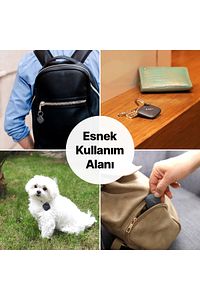 Spoti Apple Lisanslı Bul Uygulaması Uyumlu Sesli Uyarı Bildirimli Akıllı Takip Cihazı ürün fotoğrafı