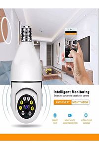 Ampul Kamera Harekete Duyarlı Gece Görüşlü Kablosuz Bebek Izleme Kamerası Güvenlik Akıllı Wifi 360hd ürün fotoğrafı