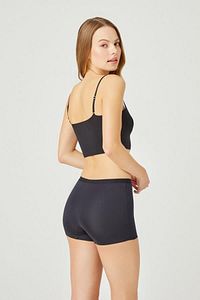 Basic Lazer Kesim Dikişsiz Kadın Boxer Külot 3'lü Paket ürün fotoğrafı
