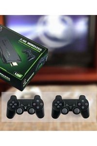 20000 Oyunlu Vintage Gaming Atari 2.4g Uyumlu Kablosuz Pilli Çift Kol Konsol Atari Retro Gamepad ürün fotoğrafı