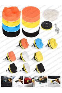 Pro 15 Pasta Cila Polisaj Süngeri Seti 115mm Matkap Uyumlu Pasta Cila Fırçalama  Parlatma Seti ürün fotoğrafı