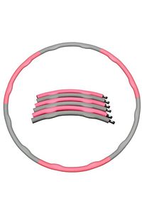 1500 Gr Ağırlıklı Hulahop Çemberi 6 Parça 100 Cm Çapında Geçmeli Pilates Egzersiz Hulahoop Çemberi ürün fotoğrafı