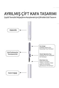 Airpods Bluetooth Kulaklık Elektronik Eşya Tablet Temizleyici Telefon Elektronik Temizleme Kiti ürün fotoğrafı