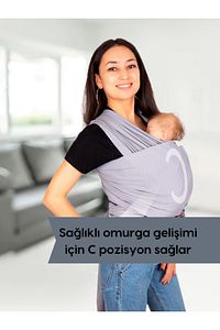 Bebek Sling Kanguru Esnek Wrap Sling Bebek Taşıma Şalı ürün fotoğrafı