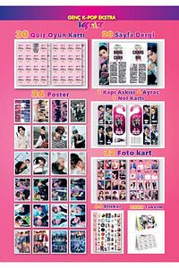 Avantajlı Paket 1 / Twice - Bts - Stray Kids Dergisi Kpop ürün fotoğrafı