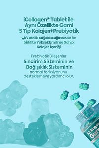 Gummies Jelibon 5 Tip Kolajen & Prebiyotik ürün fotoğrafı