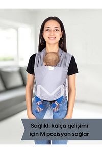 Bebek Sling Kanguru Esnek Wrap Sling Bebek Taşıma Şalı ürün fotoğrafı