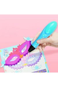 NEW PEMBE Renk 3D Pen Kalem Yazıcı ve 100 metre PLA Filament (25 renk x 4 metre) ürün fotoğrafı