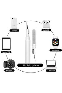Airpods Bluetooth Kulaklık Elektronik Eşya Tablet Temizleyici Telefon Elektronik Temizleme Kiti ürün fotoğrafı