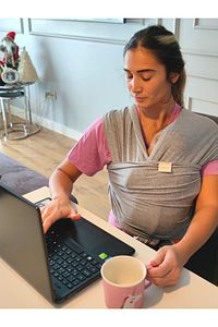 Bebek Sling Kanguru Esnek Wrap Sling Bebek Taşıma Şalı ürün fotoğrafı