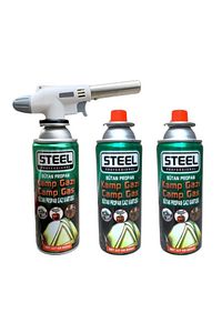 1300 Derece Orijinal Pürmüz Çakmak NO 920 + 3 Adet Steel Kartuş ürün fotoğrafı
