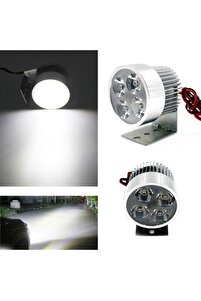 4 Led'li 4W Gri Motosiklet Sis Farı Takım ürün fotoğrafı