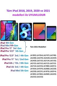 Ipad 10.2 Inç 2021 (9.nesil) Uyumlu Avuç Içi Algılamayan Eğimle Çizim Kalınlığı Değişen Stylus Kalem ürün fotoğrafı