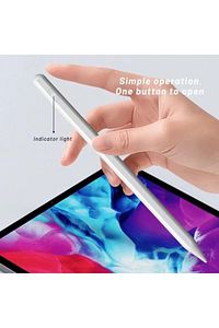 Ipad 10.2 Inç 2021 (9.nesil) Uyumlu Avuç Içi Algılamayan Eğimle Çizim Kalınlığı Değişen Stylus Kalem ürün fotoğrafı
