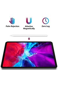 Ipad 10.2 Inç 2021 (9.nesil) Uyumlu Avuç Içi Algılamayan Eğimle Çizim Kalınlığı Değişen Stylus Kalem ürün fotoğrafı