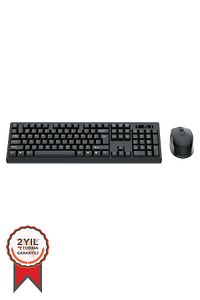TMK-01 2.4ghz Kablosuz Q Klavye Ve Mouse Seti Siyah ürün fotoğrafı