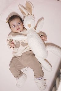 Bej Sevimli Tavşancık Bebek Çocuk Uyku Arkadaşım Uyku Yastığı Tavşan Türkçe Hayır 0 - 1 Yaş Hayır ürün fotoğrafı