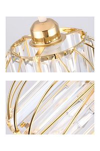 Bella Luce Model Gold Kaplama Kristal Taşlı Metal Gövde Modern Her Alana Uygun Lüx Plafonyer Avize ürün fotoğrafı