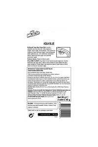 Mr Muscle Klozet Blok Tuvalet Temizleyici, Aqua Mavi, 2x40 gr ürün fotoğrafı
