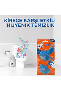 Mr Muscle Klozet Blok Tuvalet Temizleyici, Aqua Mavi, 2x40 gr ürün fotoğrafı