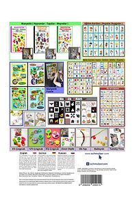 4 Adet Çocuk Eğitici Yapboz Çocuk Puzzle - 30 Parça Renkli Macera Zamanı ürün fotoğrafı