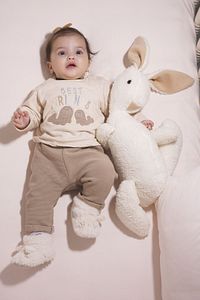 Bej Sevimli Tavşancık Bebek Çocuk Uyku Arkadaşım Uyku Yastığı Tavşan Türkçe Hayır 0 - 1 Yaş Hayır ürün fotoğrafı