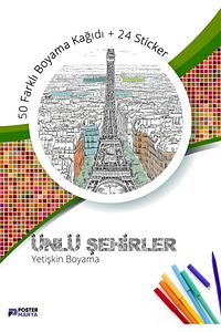 Ünlü Şehirler Yetişkinler Için Boyama Kitabı, Mandala Boyama Kitabı, Boyama Defteri,boyama Sayfaları ürün fotoğrafı