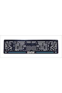 PLAKA ALTLIĞI VE RUHSAT KILIFI SET BMW UV BASKILI ürün fotoğrafı