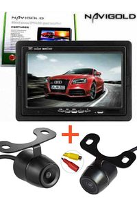 Traktör Biçerdöver Iş Makinası Için 7 Inç Monitör Ve 2 Adet Kelebek Kamera Sistemi ürün fotoğrafı