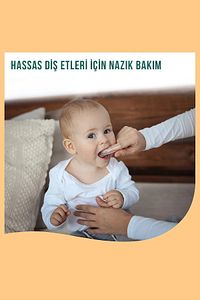 Slikon Parmak Bebek Diş Kaşıyıcı ve Şeffaf Renk Yumuşak Fırça Kutulu Erkek ve Kız Çocuk Ürünleri ürün fotoğrafı