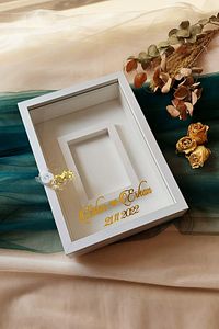 25x35 Cm Beyaz Fotoğraf Alanlı Model Tasarım Gül Kutusu Anı Çerçevesi! Isimli Ledli ürün fotoğrafı
