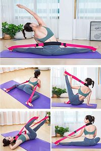 Lifting Yoga Bacak Vücut Germe Kemeri Duruş Düzeltici Kambur Giderici Ayarlanabilir  Jimastik Kemeri ürün fotoğrafı