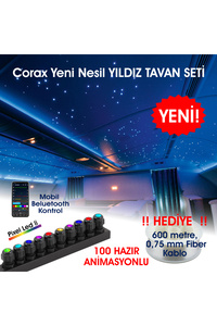 Animasyonlu Yıldız Tavan Uygulama Seti, Fiber Optik Aydınlatma Kurulum Kiti ürün fotoğrafı