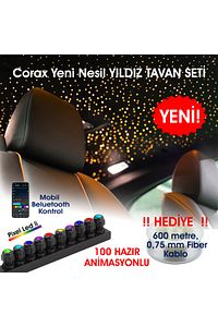 Animasyonlu Yıldız Tavan Uygulama Seti, Fiber Optik Aydınlatma Kurulum Kiti ürün fotoğrafı