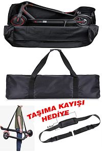 Elektrikli Scooter Taşıma Çantası Su geçirmez Scooter koruma kılıfı Omuz Askılı Taşıma Kayışı Hediye ürün fotoğrafı