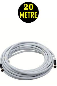 20 Metre Uydu Kablosu İkili Çıkış Çanak Uydu 4k Full Hd 3d Lnb F Konnektör 2 Li Twin Lnb ürün fotoğrafı