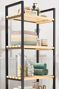 Banyo Düzenleyici Mutfak Rafı Banyo Dolabı Çok Amaçlı Dolap 4 Katlı Metal Mutfak Düzenleyici ürün fotoğrafı