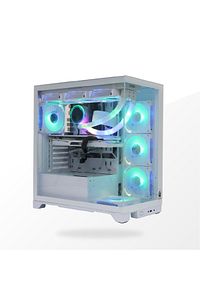 Qpro 8x Argb Fanlı Kumandalı Gaming Akvaryum Kasa ürün fotoğrafı