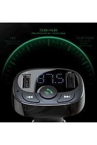 Bluetooth Aktarım Mp3 Araç Kiti 2 Usb Çıkışlı Araç Şarjı, Araç Müzik Kiti Ve Şarjı ürün fotoğrafı