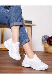 Ortapedik Kadın Günlük Spor Sneaker Yürüyüş Ayakkabı ürün fotoğrafı