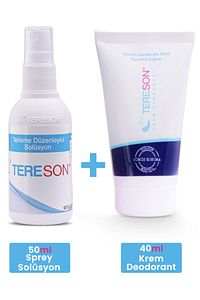 Terleme Önleyici Sprey 50 ml + Krem Deodorant Gümüş Iyonlu 40 ml ürün fotoğrafı