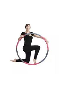 1500 Gr Ağırlıklı Hulahop Çemberi 6 Parça 100 Cm Çapında Geçmeli Pilates Egzersiz Hulahoop Çemberi ürün fotoğrafı
